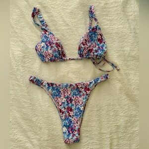 Floral Print Women's Bikini Set